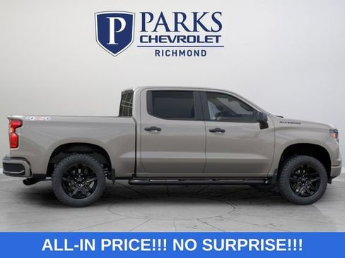 New 2026 Chevrolet Silverado 1500 Custom w/ Turbomax Blackout Package AWD/4WD image 8