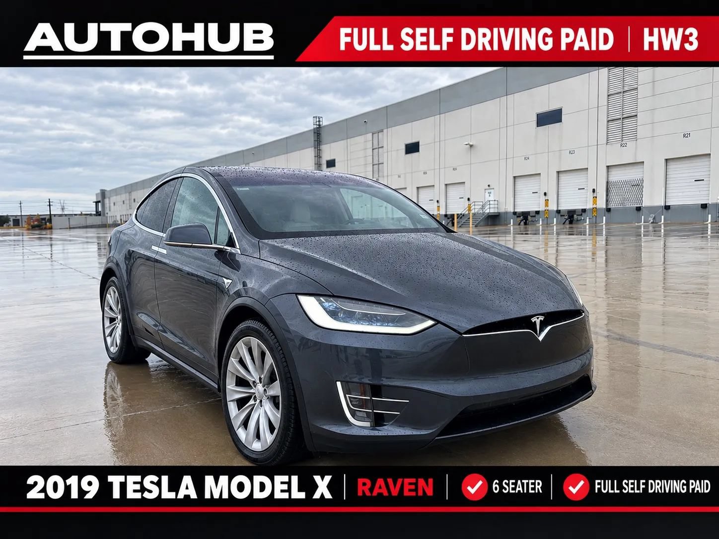 Used 2019 Tesla Model X Long Range AWD/4WD image 1