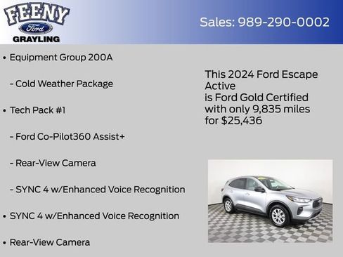 Certified 2024 Ford Escape Active w/ Tech Pack #1 image 13