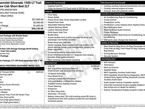 Used 2021 Chevrolet Silverado 1500 LT Trail Boss AWD/4WD image 17