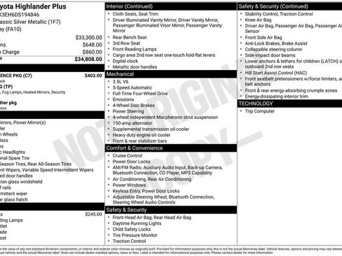 Used 2013 Toyota Highlander Plus w/ Convenience Pkg image 1