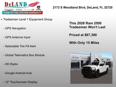 New 2026 RAM 2500 Tradesman image 12