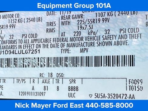 Used 2020 Lincoln Corsair AWD w/ Premium Package image 11