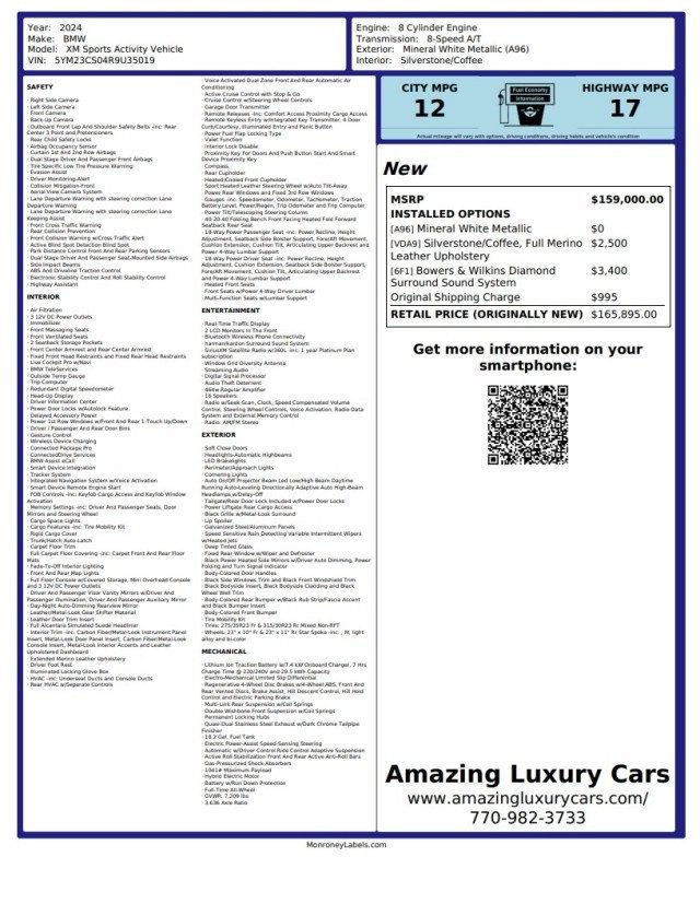 Used 2024 BMW XM AWD/4WD image 23