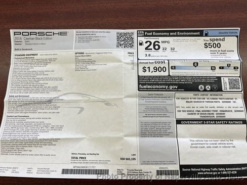 Used 2016 Porsche Cayman image 52