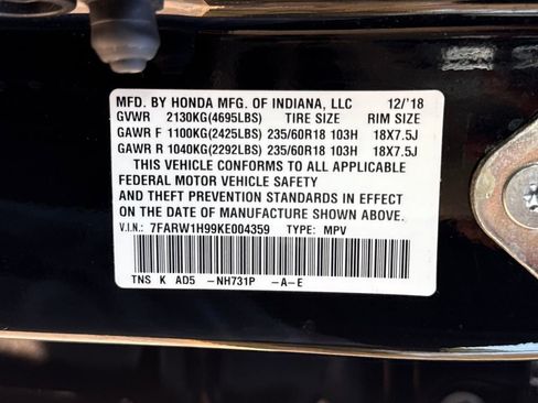 Used 2019 Honda CR-V Touring image 30