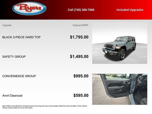 Used 2025 Jeep Wrangler Unlimited Rubicon 4xe w/ Safety Group image 5