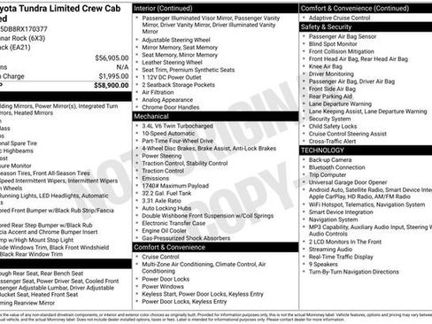 Used 2024 Toyota Tundra Limited AWD/4WD image 35