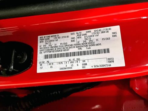 Certified 2022 Ford F150 XLT w/ Equipment Group 302A High AWD/4WD image 33