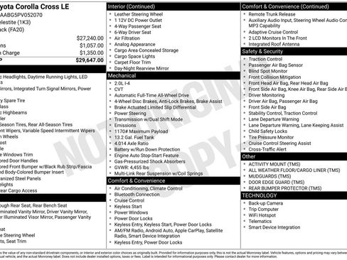 Used 2023 Toyota Corolla Cross LE image 13