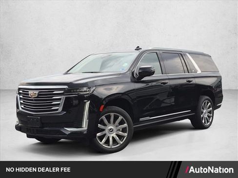 Used 2021 Cadillac Escalade ESV Premium Luxury Platinum w/ Heavy-Duty Trailer Package AWD/4WD image 1