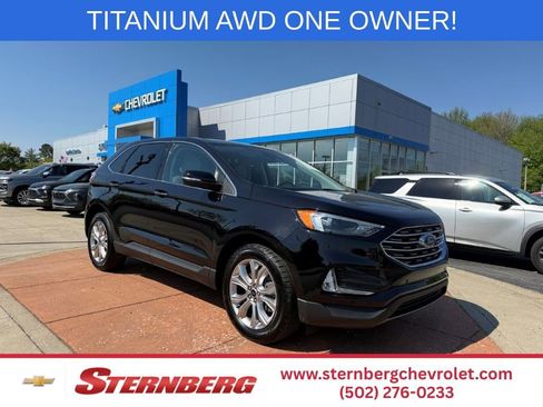 Used 2023 Ford Edge Titanium w/ Cargo Accessory Package AWD/4WD image 1