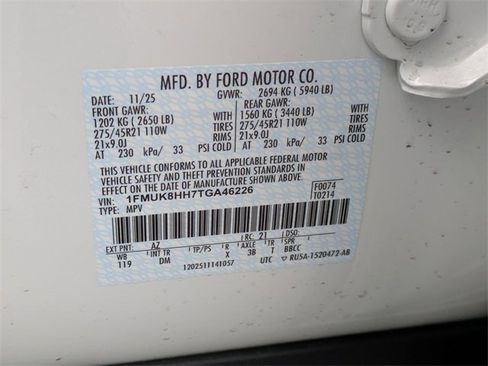 New 2026 Ford Explorer Platinum w/ LUX Leather Package image 44