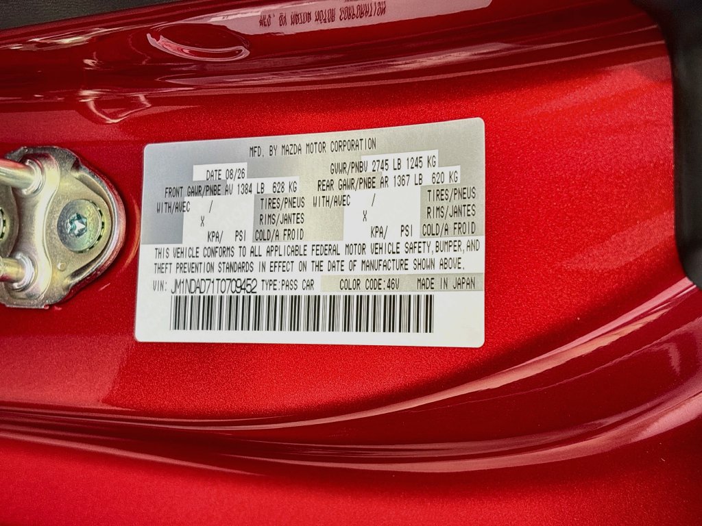 New 2026 MAZDA MX-5 Miata Grand Touring w/ Appearance Package RWD image 31