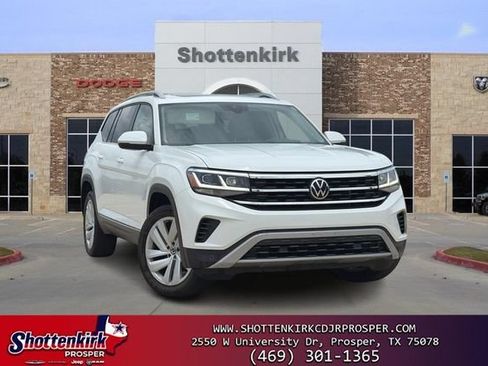 Used 2021 Volkswagen Atlas SEL AWD/4WD image 1