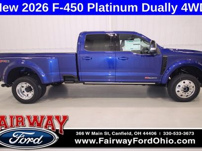 New 2026 Ford F450 Platinum w/ FX4 Off-Road Package