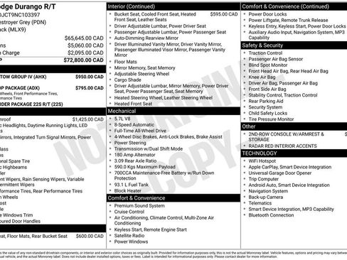 Used 2022 Dodge Durango R/T w/ Trailer Tow Group IV AWD/4WD image 2