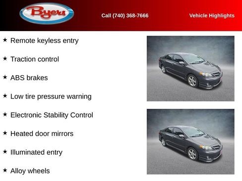 Used 2013 Toyota Corolla S FWD image 10