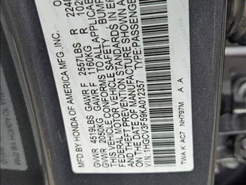 Used 2019 Honda Accord EX-L image 21