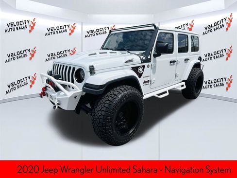 Used 2020 Jeep Wrangler Unlimited Sahara w/ Uconnect 4C Nav & Sound Group AWD/4WD image 7
