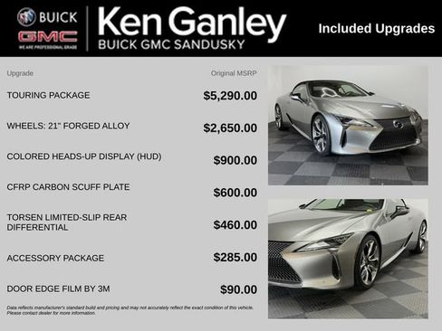 Used 2021 Lexus LC 500 Convertible w/ Touring Package RWD image 5