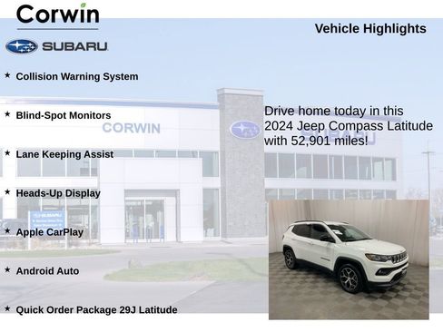 Used 2024 Jeep Compass Latitude image 6