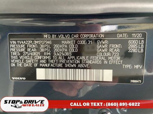 Used 2021 Volvo XC90 T6 Inscription w/ Climate Package image 22