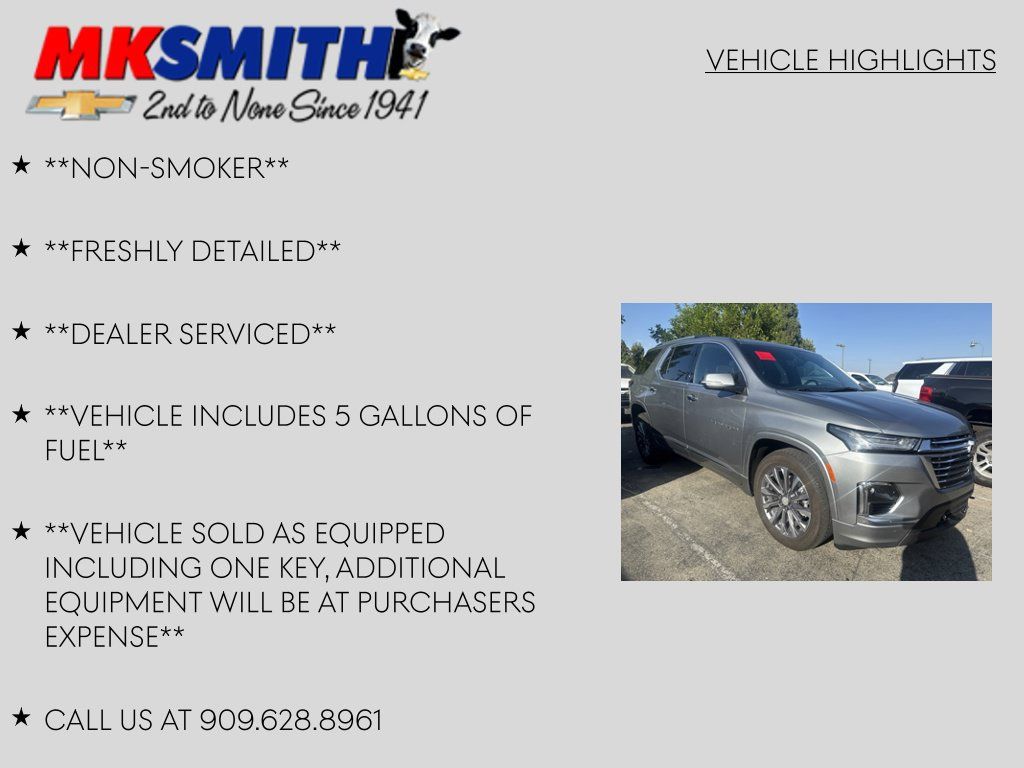 Used 2023 Chevrolet Traverse Premier AWD/4WD image 3