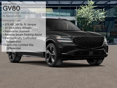 New 2026 Genesis GV80 3.5T Prestige AWD/4WD image 3