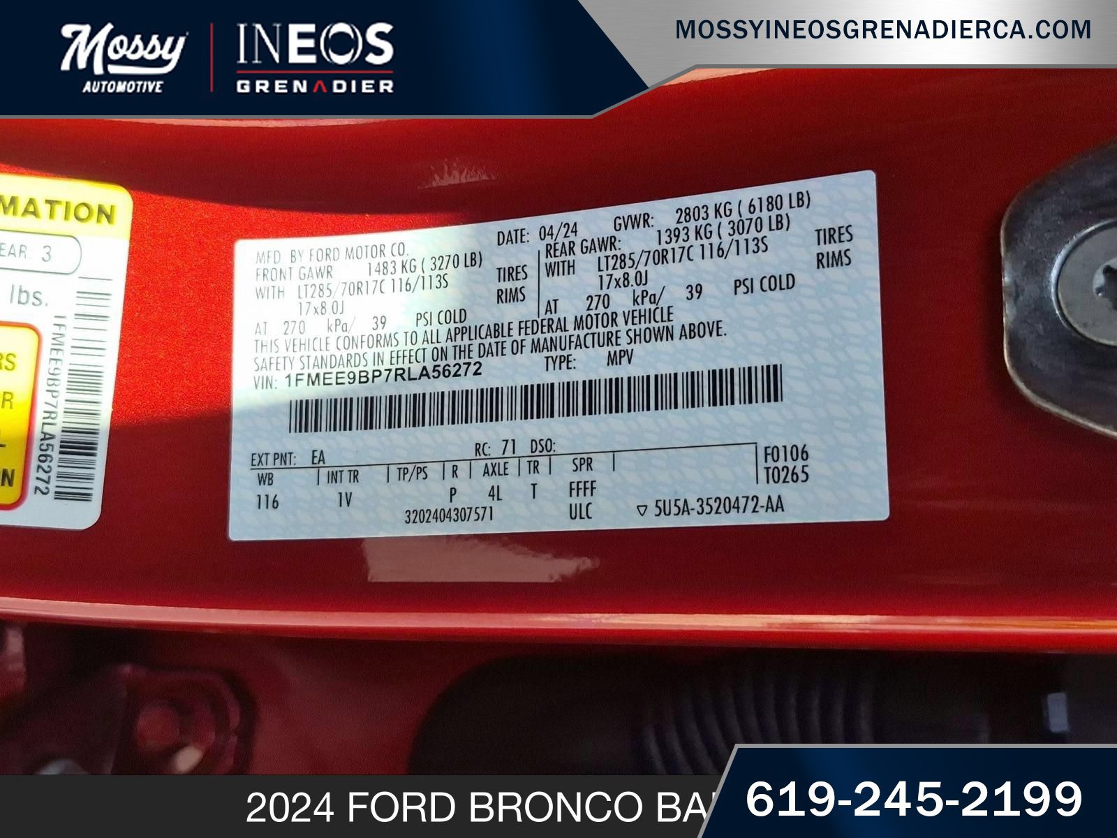 Used 2024 Ford Bronco Badlands AWD/4WD image 24