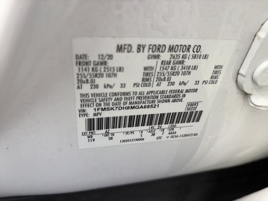 Certified 2021 Ford Explorer XLT w/ Equipment Group 202A RWD image 37