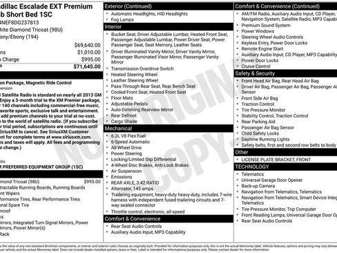 Used 2013 Cadillac Escalade EXT Premium AWD/4WD image 2