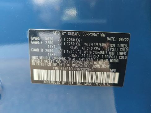 Used 2022 Subaru Outback Wilderness AWD/4WD image 37