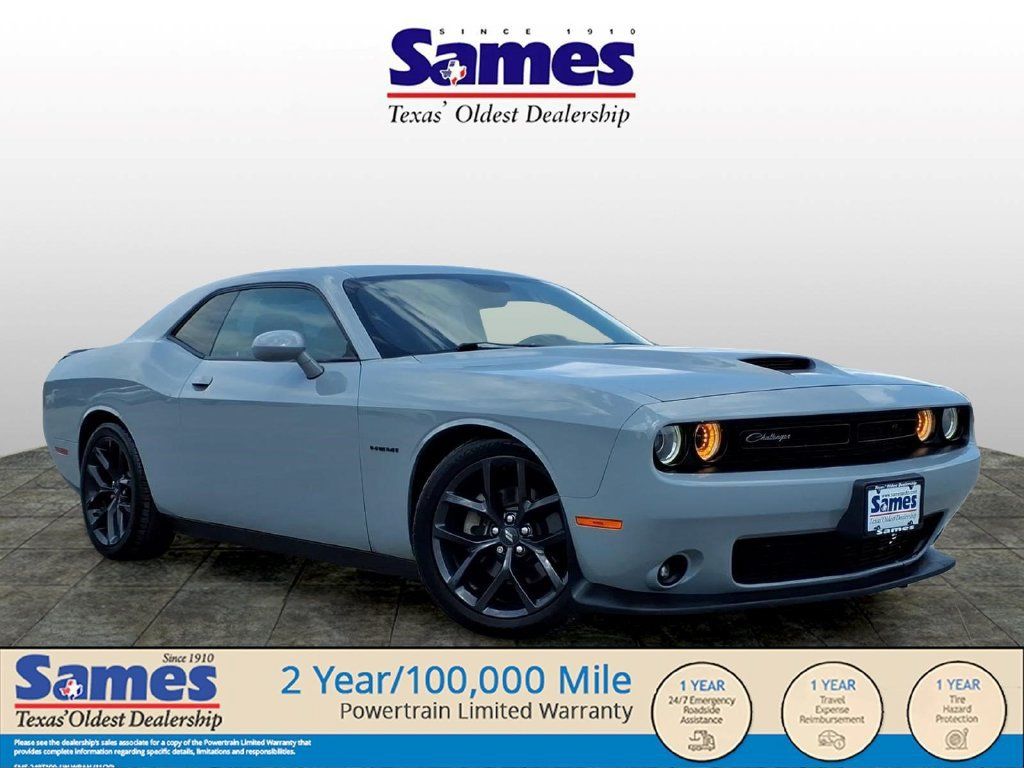 Used 2021 Dodge Challenger R/T w/ Blacktop Package RWD image 1