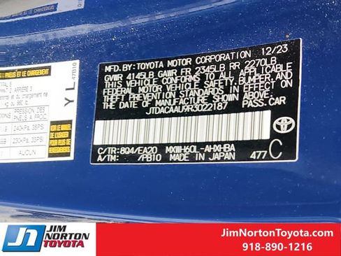 Used 2024 Toyota Prius Limited image 34