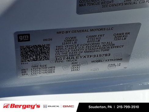 New 2026 GMC Sierra 2500 Pro w/ Max Trailering Package AWD/4WD image 20