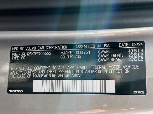 Used 2024 Volvo S60 B5 Core image 33