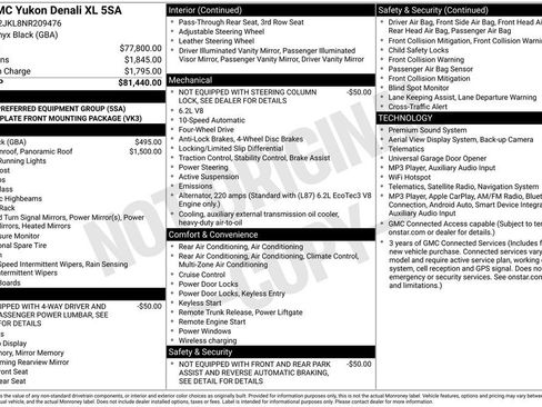Used 2022 GMC Yukon XL Denali AWD/4WD image 39