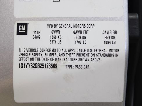 Used 2002 Chevrolet Corvette Convertible w/ Preferred Equipment Group1 image 33