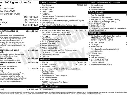 Used 2017 RAM 1500 Big Horn AWD/4WD image 3