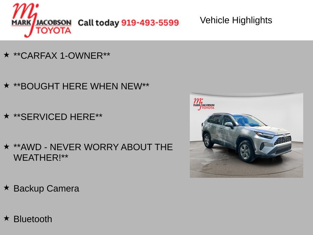 Used 2025 Toyota RAV4 XLE w/ Convenience Package AWD/4WD image 6