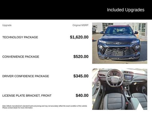 Used 2022 Chevrolet TrailBlazer RS w/ Technology Package image 7