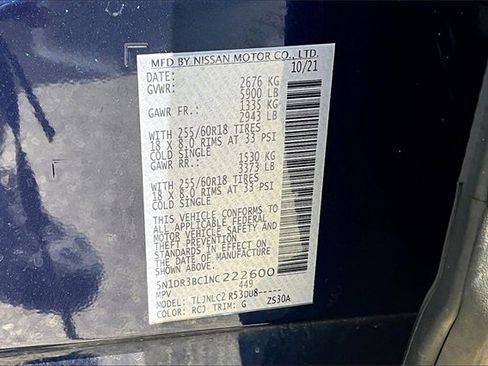 Used 2022 Nissan Pathfinder SV image 19