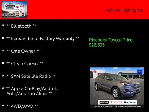 Used 2024 Ford Edge SEL w/ Convenience Package AWD/4WD image 7