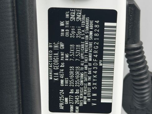Certified 2024 Kia Sportage SX FWD image 50
