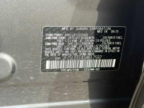 New 2025 Subaru Forester Touring image 46