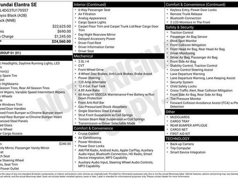 New 2026 Hyundai Elantra SE FWD image 35