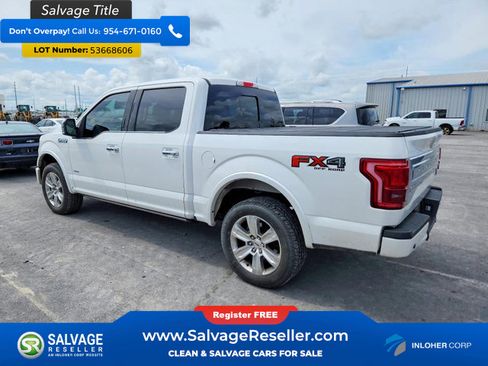 Used 2015 Ford F150 Platinum w/ Equipment Group 701A Luxury AWD/4WD image 3