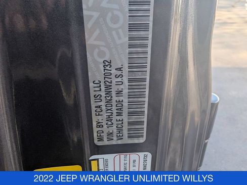 Used 2022 Jeep Wrangler Unlimited Sport AWD/4WD image 33