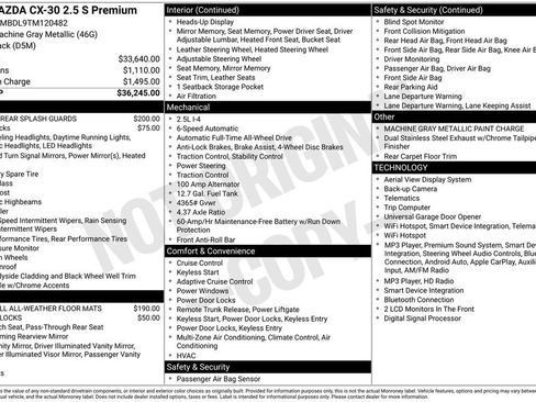 New 2026 MAZDA CX-30 AWD 2.5 S w/ Premium Package image 2